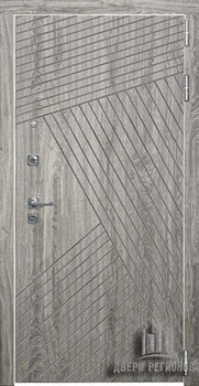 Дверь входная Nova, цвет дуб мелфорд грей софт, панель - nova цвет кантри горизонт - фото 106341