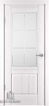 Дверь межкомнатная Двери Регионов  Баден 2 Эмаль белая (Ral 9003) Остекленная - фото 97304