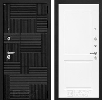 Входная дверь PAZL 11 - Белый софт - фото 100102