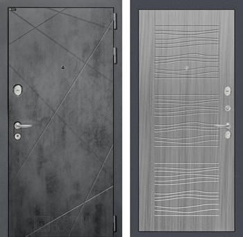 Входная дверь LOFT 06 - Сандал серый - фото 100301