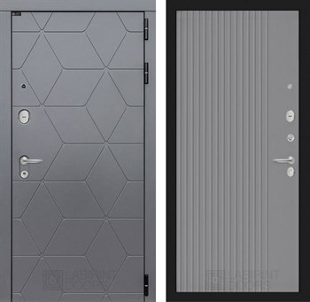 Входная дверь COSMO 29 - Серый рельеф софт - фото 100355