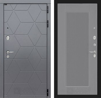 Входная дверь COSMO 30 - Серый рельеф софт - фото 100357