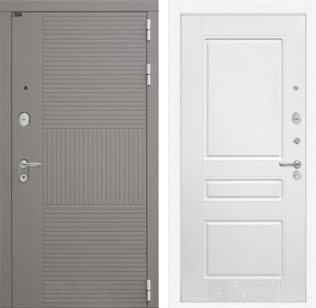 Входная дверь FORMA 03 - Белый софт - фото 100535
