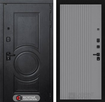 Входная дверь GRAND 29 - Серый рельеф софт - фото 101970