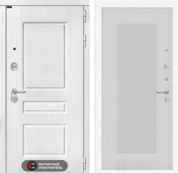 Входная дверь VERSAL 30 - Белый рельеф софт - фото 103006