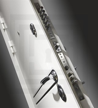 Входная дверь Лайн WHITE 06 - Белое дерево - фото 103163