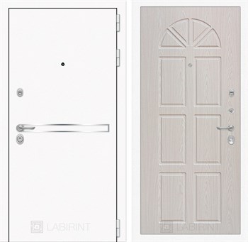 Входная дверь Лайн WHITE 15 - Алмон 25 - фото 103258