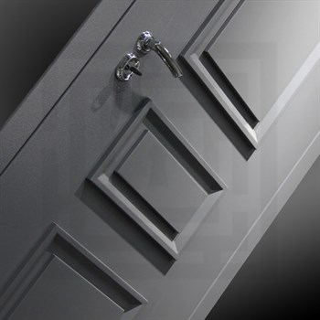 Входная дверь Атлантик 30 - Серый рельеф софт - фото 104109