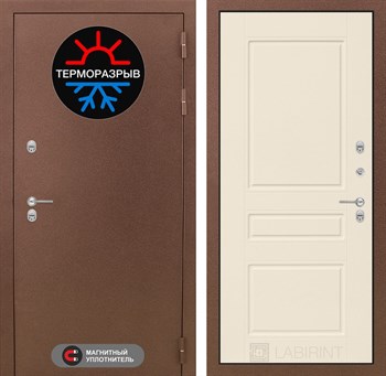 Входная дверь Термо Магнит 03 - Крем софт - фото 104434