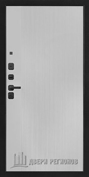 Дверь входная Орбита 3K, цвет Чёрная Мягкая Шагрень, панель - Орбита цвет ПВХ Белая Мягкая Шагрень - фото 106330 Дверь входная Орбита 3K, цвет Чёрная Мягкая Шагрень, панель - Орбита цвет ПВХ Белая Мягкая Шагрень - фото 106330