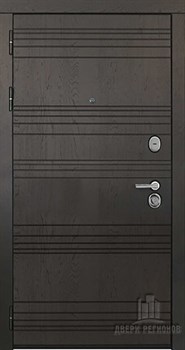 Дверь входная со сменными панелями Министр, цвет горький шоколад, панель - uno цвет chiaro (ral 9003) - фото 107229