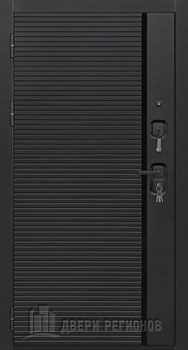 Дверь входная Президент Стайл, цвет чёрная мягкая шагрень, панель - trend цвет chiaro patina argento (ral 9003) - фото 107587