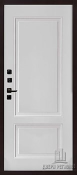 Дверь входная уличная Панцирь, цвет букле опал, панель - панель мдф цвет белый снег soft - фото 107716