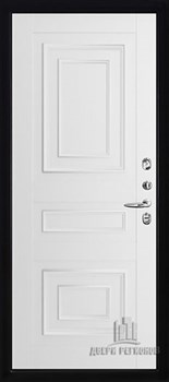 Дверь входная уличная Гранит Термо, цвет Горький шоколад, панель - 62001 цвет Белая Серена - фото 107818