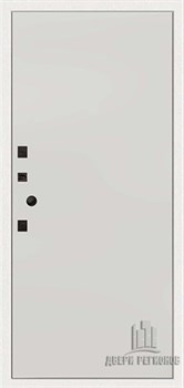 Дверь входная уличная Royal Nord, цвет дуб, панель - royal nord цвет меламин белый - фото 108410