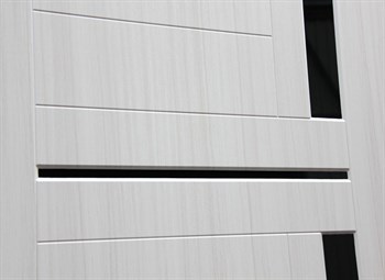 Входная дверь Classic шагрень черная 02 - Сандал белый - фото 109322