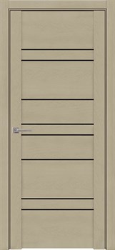 Дверь межкомнатная UniLine 30032 SoftTouch кремовый soft touch остекленная - фото 110285