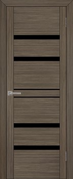 Дверь межкомнатная UniLine 30030 велюр графит остекленная - фото 110301