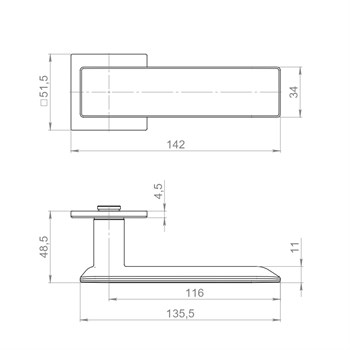 Ручка Armadillo (Армадилло) раздельная K.YM.CASTELLA MWSC-33 итальянский тисненый - фото 113922