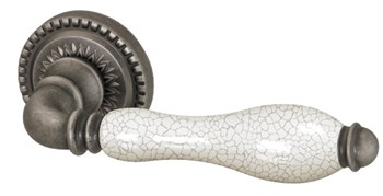 Ручка Armadillo (Армадилло) раздельная R.CL55.Silvia (Silvia CL1) AS/СRP-109 античное серебро/кракелюр - фото 114193