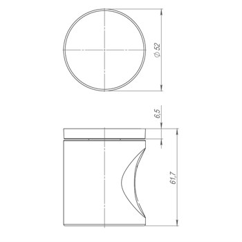 Ручка Armadillo (Армадилло) раздельная R.ART52.BALANCE BL-26 черный - фото 114800