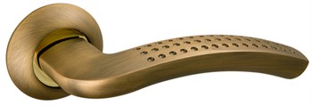 Ручка Fuaro (Фуаро) раздельная R.AR54.LOUNGE (LOUNGE AR) 130mm AB/GP-7 бронза/золото - фото 114923