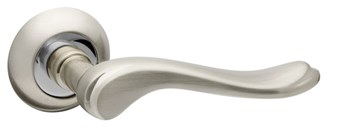 Ручка Fuaro (Фуаро) раздельная R.RM54.GRAZIA (GRAZIA RM) SN/CP-3 матовый никель/хром - фото 115100