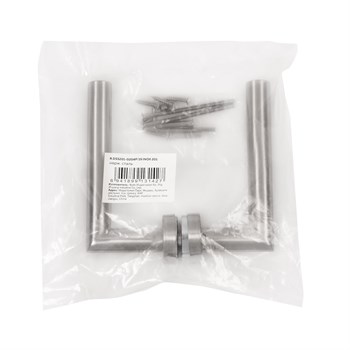 Ручка Fuaro (Фуаро) раздельная R.DSS201-0204P/19 INOX 201 (овальное основание) - фото 115158