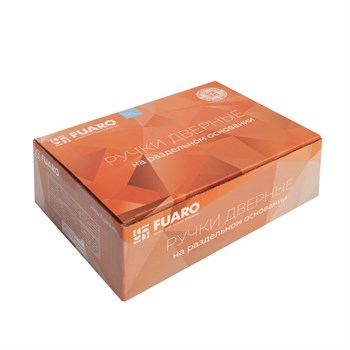 Ручка Fuaro (Фуаро) раздельная K.RL52.ABRASIVE SSG-39 сатинированное золото квадрат 140 мм - фото 115197