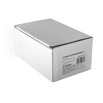 Ручка Fuaro (Фуаро) раздельная K.TRG52.TETRAGON SSC-16 сатин хром 8х140 мм - фото 115219