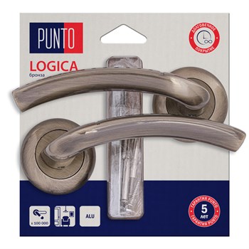 Ручка Punto (Пунто) раздельная LM/A R.TL54.LOGICA/HD ABG-6 бронза - фото 115705