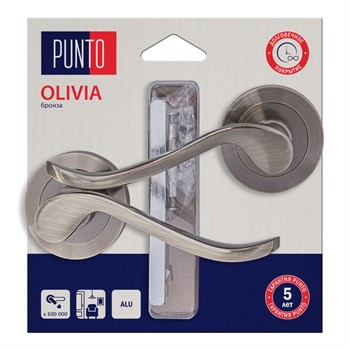 Ручка Punto (Пунто) раздельная LM/A R.TLK52.OLIVIA/HD ABG-6 бронза - фото 115708