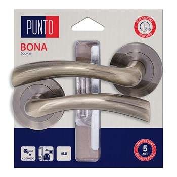 Ручка Punto (Пунто) раздельная LM/A R.TLK52.BONA/HD ABG-6 бронза - фото 115710