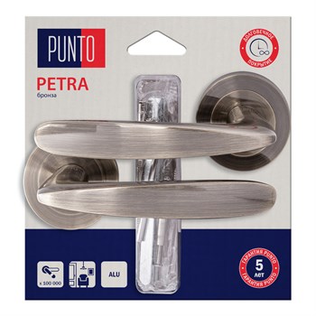 Ручка Punto (Пунто) раздельная LM/A R.TLK52.PETRA/HD ABG-6 бронза - фото 115711