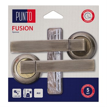 Ручка Punto (Пунто) раздельная LM/A R.TL54.FUSION/HD ABG-6 бронза - фото 115716