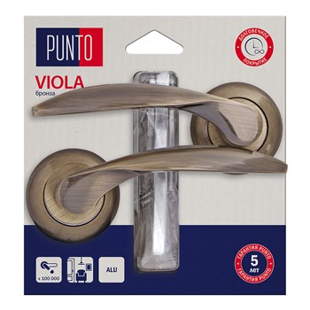 Ручка Punto (Пунто) раздельная LM/A R.TL54.VIOLA/HD ABG-6 бронза - фото 115717