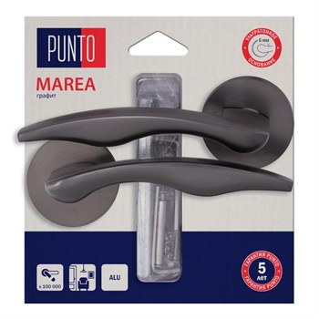 Ручка Punto (Пунто) раздельная LM/A R.RS52.MAREA/HD GR-23 графит - фото 115741
