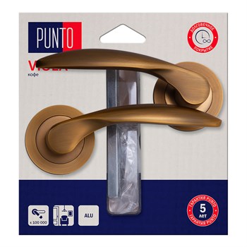 Ручка Punto (Пунто) раздельная LM/A R.TLK52.VIOLA/HD CF-17 кофе - фото 115859