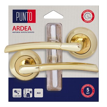 Ручка Punto (Пунто) раздельная LM/A R.TL54.ARDEA/HD SG/GP-4 матовое золото/золото - фото 115914