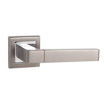 Ручка Punto (Пунто) раздельная K.QL52.STYLE (STYLE QL) SN/CP-3 матовый никель/хром - фото 116122