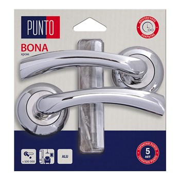 Ручка Punto (Пунто) раздельная LM/A R.TL54.BONA/HD CP-8 хром - фото 116356