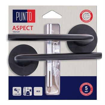 Ручка Punto (Пунто) раздельная LM/A R.RS52.ASPECT/HD BL-24 черный - фото 116387