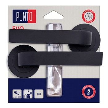 Ручка Punto (Пунто) раздельная LM/A R.TLK52.EVO/HD BL-24 черный - фото 116395