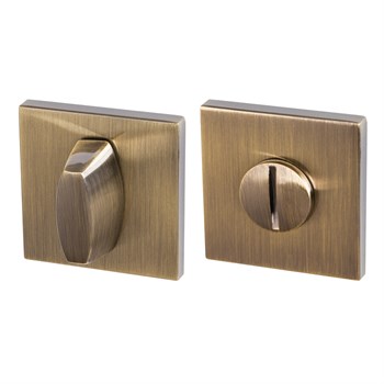 Ручка Armadillo (Армадилло) поворотная BK6.K.USS52 (WC-BOLT BK6 USS) AB-7 бронза - фото 116582