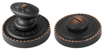 Ручка Armadillo (Армадилло) поворотная WC-BOLT BK6 CL/HD ABL-18 Темная медь - фото 116737