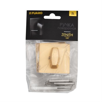 Ручка Fuaro (Фуаро) поворотная BK6.K.ZL52 SSG-39 сатинированное золото - фото 117125