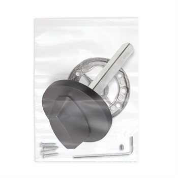 Ручка Fuaro (Фуаро) поворотная BKW8x75.R.RLR52 GR-23 графит - фото 117175