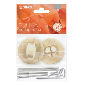 Ручка Fuaro (Фуаро) поворотная BK6.R.SLR52 SSG-39 (BK6 SLR) сатинированное золото - фото 117263