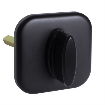 Ручка Fuaro (Фуаро) поворотная BKW8x75.K.TRD62 BL-24 черный ПЛАСТИК - фото 117380