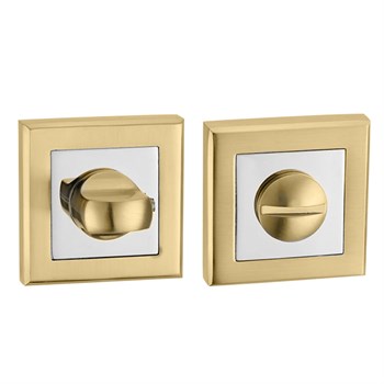 Ручка Punto (Пунто) поворотная BK6 QL SG/CP-4 матовое золото/хром - фото 117541